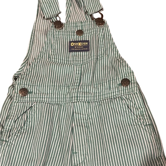 OshKosh B'gosh Green Striped Jumpsuit - Picture 4 of 5